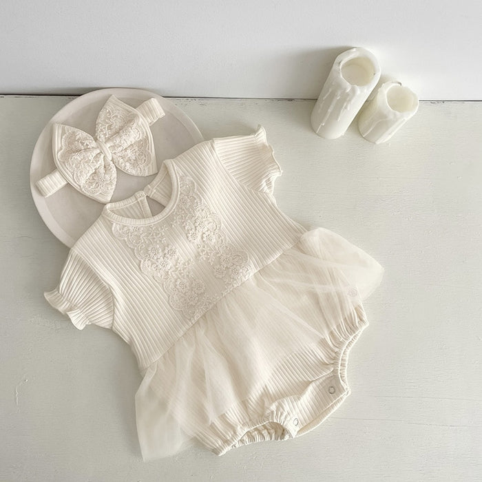 The Kimberly Lace Bodysuit (with headband)