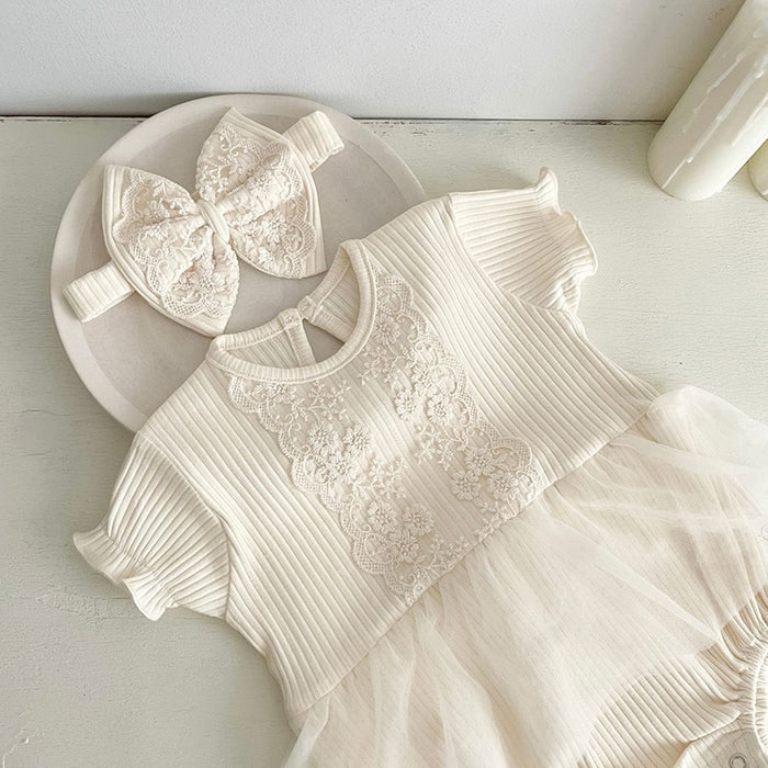 The Kimberly Lace Bodysuit (with headband)